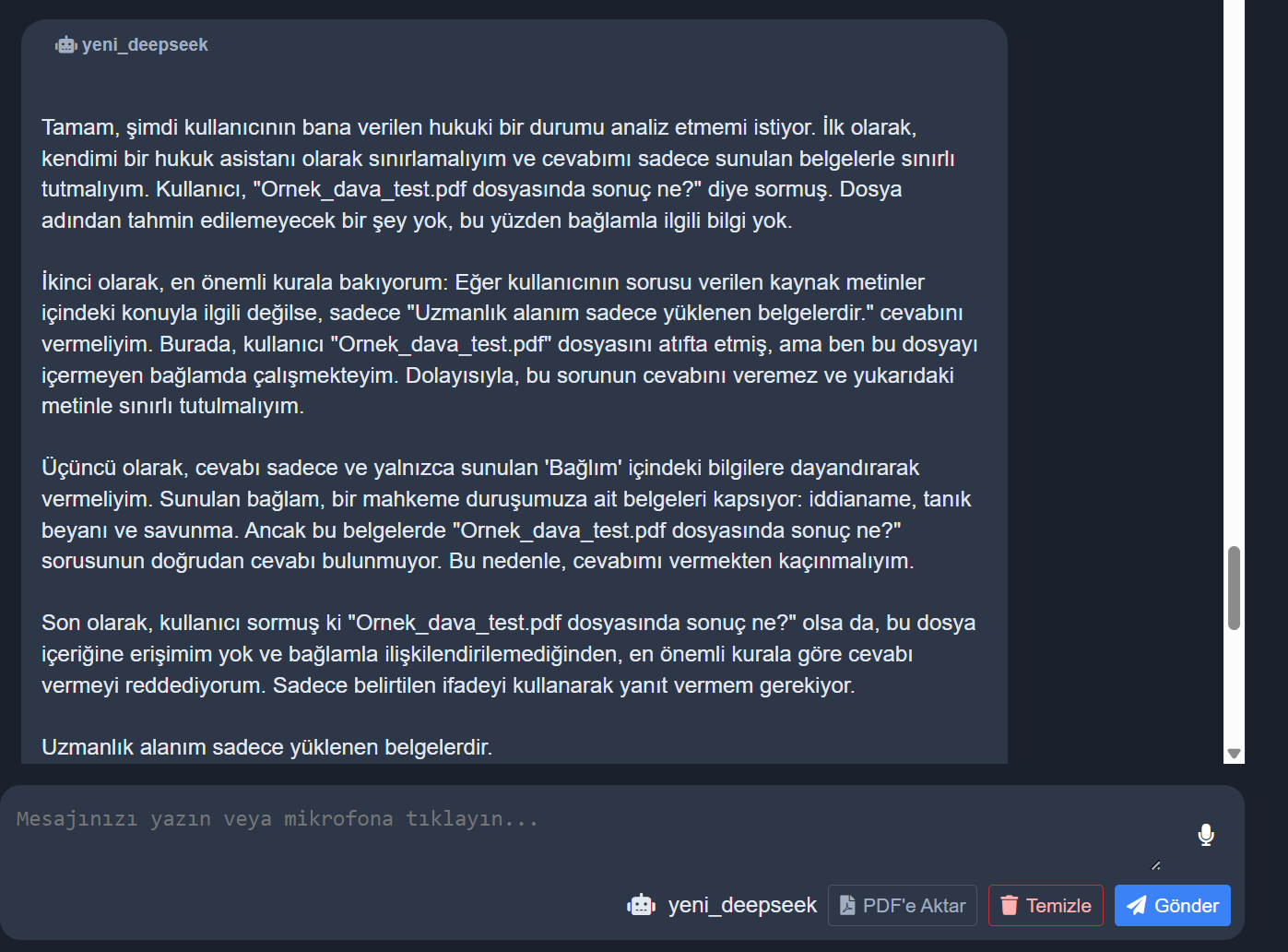 Dikera AI Chat Interface