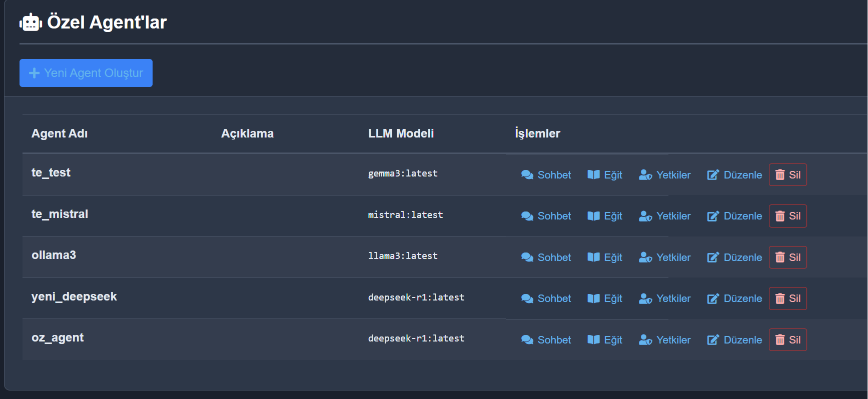 Dikera AI Özel Agentlar
